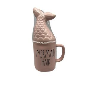 Rae Dunn Mermaid Hair Don't Care Mug With Topper